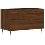 Mueble discos madera contrachapada roble marrón 74,5x38x48 cm de vidaXL, Almacenamiento para CD y DVD - Ref: Foro24-831723, P...