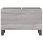 Sonoma gray plywood disc cabinet 74.5x38x48 cm by vidaXL, CD and DVD storage - Ref: Foro24-831738, Price: 65,99 €, Discount: %