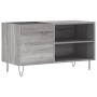 Sonoma gray engineered wood record cabinet 85x38x48 cm by vidaXL, CD and DVD storage - Ref: Foro24-831706, Price: 54,78 €, Di...