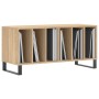 Mueble discos madera contrachapada roble Sonoma 100x38x48 cm de vidaXL, Almacenamiento para CD y DVD - Ref: Foro24-831759, Pr...