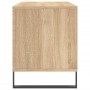 Mueble discos madera contrachapada roble Sonoma 100x38x48 cm de vidaXL, Almacenamiento para CD y DVD - Ref: Foro24-831759, Pr...