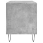 Concrete gray plywood disc cabinet 100x38x48 cm by vidaXL, CD and DVD storage - Ref: Foro24-831752, Price: 67,32 €, Discount: %