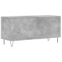 Mueble discos madera contrachapada gris hormigón 100x38x48 cm de vidaXL, Almacenamiento para CD y DVD - Ref: Foro24-831752, P...