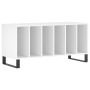 Mueble para discos madera contrachapada blanco 100x38x48 cm de vidaXL, Almacenamiento para CD y DVD - Ref: Foro24-831756, Pre...