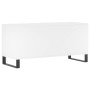 Mueble para discos madera contrachapada blanco 100x38x48 cm de vidaXL, Almacenamiento para CD y DVD - Ref: Foro24-831756, Pre...