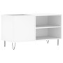 White engineered wood record cabinet 85x38x48 cm by vidaXL, CD and DVD storage - Ref: Foro24-831700, Price: 63,23 €, Discount: %