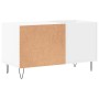 White engineered wood record cabinet 85x38x48 cm by vidaXL, CD and DVD storage - Ref: Foro24-831700, Price: 63,23 €, Discount: %