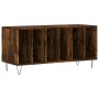 Smoked oak plywood disc cabinet 100x38x48 cm by vidaXL, CD and DVD storage - Ref: Foro24-831753, Price: 75,03 €, Discount: %