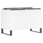 Mueble para discos madera contrachapada blanco 74,5x38x48 cm de vidaXL, Almacenamiento para CD y DVD - Ref: Foro24-831732, Pr...