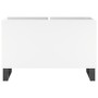 Mueble para discos madera contrachapada blanco 74,5x38x48 cm de vidaXL, Almacenamiento para CD y DVD - Ref: Foro24-831732, Pr...