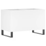 Mueble para discos madera contrachapada blanco 74,5x38x48 cm de vidaXL, Almacenamiento para CD y DVD - Ref: Foro24-831732, Pr...