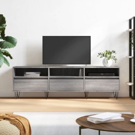 Mueble para TV madera contrachapada gris Sonoma 150x30x44,5 cm de vidaXL, Muebles TV - Ref: Foro24-831282, Precio: 82,99 €, D...