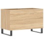 Sonoma oak plywood disc cabinet 74.5x38x48 cm by vidaXL, CD and DVD storage - Ref: Foro24-831735, Price: 63,99 €, Discount: %