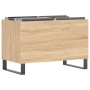 Sonoma oak plywood disc cabinet 74.5x38x48 cm by vidaXL, CD and DVD storage - Ref: Foro24-831735, Price: 63,99 €, Discount: %