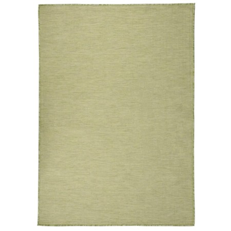 Flachgewebter grüner Außenteppich 140x200 cm von vidaXL, Teppiche - Ref: Foro24-340810, Preis: 45,99 €, Rabatt: %