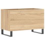 Sonoma oak plywood disc cabinet 74.5x38x48 cm by vidaXL, CD and DVD storage - Ref: Foro24-831735, Price: 63,99 €, Discount: %