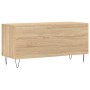 Sonoma oak plywood disc cabinet 100x38x48 cm by vidaXL, CD and DVD storage - Ref: Foro24-831751, Price: 72,87 €, Discount: %