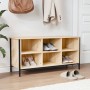 Shoe cabinet made of Sonoma oak plywood 100x35x50 cm by vidaXL, Shoe racks and shoe organizers - Ref: Foro24-831839, Price: 5...