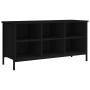 Mueble zapatero madera contrachapada negro 100x35x50 cm de vidaXL, Zapateros y organizadores de calzado - Ref: Foro24-831838,...