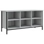 Mueble zapatero madera contrachapada gris Sonoma 100x35x50 cm de vidaXL, Zapateros y organizadores de calzado - Ref: Foro24-8...