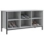 Mueble zapatero madera contrachapada gris Sonoma 100x35x50 cm de vidaXL, Zapateros y organizadores de calzado - Ref: Foro24-8...