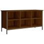 Mueble zapatero madera contrachapada roble marrón 100x35x50 cm de vidaXL, Zapateros y organizadores de calzado - Ref: Foro24-...