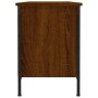 Mueble zapatero madera contrachapada roble marrón 100x35x50 cm de vidaXL, Zapateros y organizadores de calzado - Ref: Foro24-...