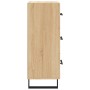 Aparador madera contrachapada color roble Sonoma 34,5x34x90 cm de vidaXL, Aparadores - Ref: Foro24-828631, Precio: 90,99 €, D...