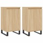 Aparadores 2 uds madera de ingeniería roble Sonoma 40x35x70 cm de vidaXL, Aparadores - Ref: Foro24-831075, Precio: 78,50 €, D...