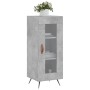 Aparador de madera contrachapada gris hormigón 34,5x34x90 cm de vidaXL, Aparadores - Ref: Foro24-828768, Precio: 55,66 €, Des...