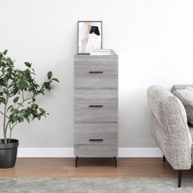 Engineered wood gray Sonoma sideboard 34.5x34x90 cm by vidaXL, Sideboards - Ref: Foro24-828626, Price: 72,99 €, Discount: %