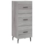 Aparador madera de ingeniería gris Sonoma 34,5x34x90 cm de vidaXL, Aparadores - Ref: Foro24-828626, Precio: 72,99 €, Descuent...