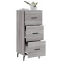 Aparador madera de ingeniería gris Sonoma 34,5x34x90 cm de vidaXL, Aparadores - Ref: Foro24-828626, Precio: 74,57 €, Descuent...