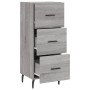 Aparador madera de ingeniería gris Sonoma 34,5x34x90 cm de vidaXL, Aparadores - Ref: Foro24-828626, Precio: 74,57 €, Descuent...