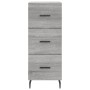 Aparador madera de ingeniería gris Sonoma 34,5x34x90 cm de vidaXL, Aparadores - Ref: Foro24-828626, Precio: 74,57 €, Descuent...