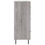 Aparador madera de ingeniería gris Sonoma 34,5x34x90 cm de vidaXL, Aparadores - Ref: Foro24-828626, Precio: 74,57 €, Descuent...