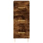 Aparador madera de ingeniería roble ahumado 34,5x34x90 cm de vidaXL, Aparadores - Ref: Foro24-828593, Precio: 66,56 €, Descue...