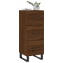 Aparador madera de ingeniería marrón roble 34,5x34x90 cm de vidaXL, Aparadores - Ref: Foro24-828635, Precio: 76,07 €, Descuen...