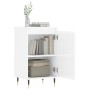 Hochglanzweißes Sideboard aus Holzwerkstoff, 40 x 35 x 70 cm von vidaXL, Sideboards - Ref: Foro24-831040, Preis: 50,44 €, Rab...