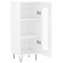 Aparador de madera contrachapada blanco brillante 34,5x34x90 cm de vidaXL, Aparadores - Ref: Foro24-828790, Precio: 58,39 €, ...