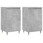 2 gray concrete effect engineered wood sideboards 40x35x70 cm by vidaXL, Sideboards - Ref: Foro24-831045, Price: 60,55 €, Dis...