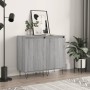 Sideboards 2 pcs Sonoma gray engineered wood 40x35x70 cm by vidaXL, Sideboards - Ref: Foro24-831065, Price: 61,42 €, Discount: %