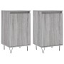 Aparadores 2 uds madera de ingeniería gris Sonoma 40x35x70 cm de vidaXL, Aparadores - Ref: Foro24-831065, Precio: 61,33 €, De...