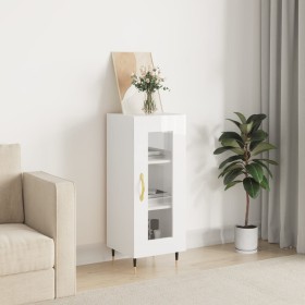 Glossy white plywood sideboard 34.5x34x90 cm by vidaXL, Sideboards - Ref: Foro24-828774, Price: 59,76 €, Discount: %