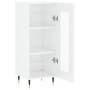 Aparador de madera contrachapada blanco brillante 34,5x34x90 cm de vidaXL, Aparadores - Ref: Foro24-828774, Precio: 59,76 €, ...