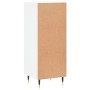 Aparador de madera contrachapada blanco brillante 34,5x34x90 cm de vidaXL, Aparadores - Ref: Foro24-828774, Precio: 59,76 €, ...