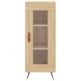 Aparador madera contrachapada color roble Sonoma 34,5x34x90 cm de vidaXL, Aparadores - Ref: Foro24-828767, Precio: 55,66 €, D...