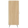 Aparador madera contrachapada color roble Sonoma 34,5x34x90 cm de vidaXL, Aparadores - Ref: Foro24-828767, Precio: 55,66 €, D...