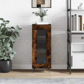 Smoked oak engineered wood sideboard 34.5x34x90 cm by vidaXL, Sideboards - Ref: Foro24-828769, Price: 55,76 €, Discount: %