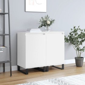 Sideboards 2 pcs white engineered wood 40x35x70 cm by vidaXL, Sideboards - Ref: Foro24-831069, Price: 73,99 €, Discount: %